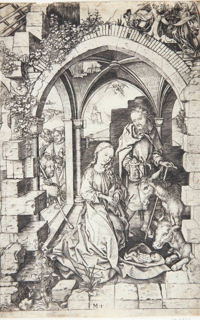 Kristi fødsel by Martin Schongauer