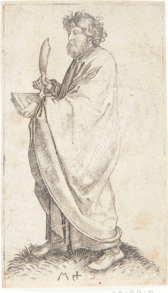 Apostlen Bartolomæus by Martin Schongauer