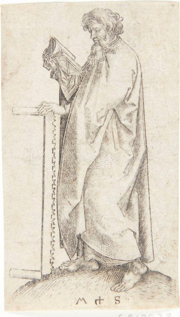Apostlen Simon by Martin Schongauer