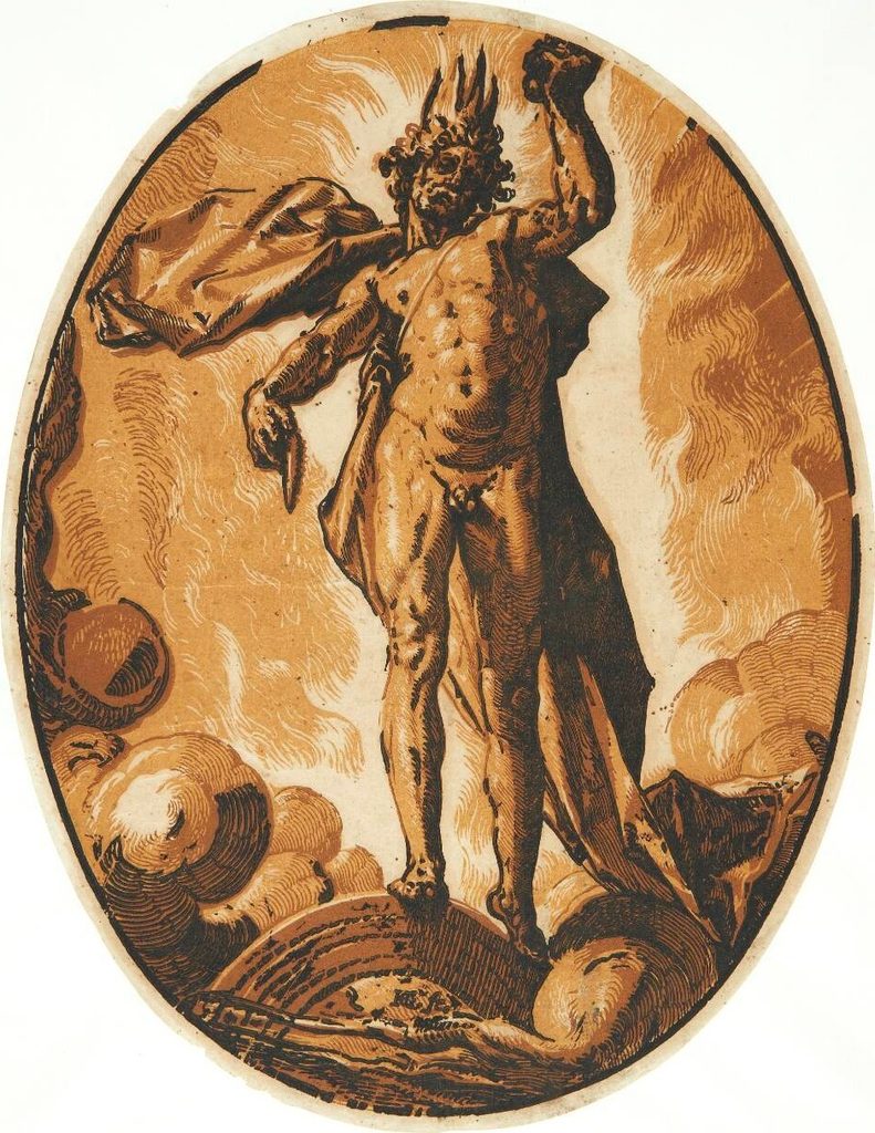 Helios by Hendrick Goltzius