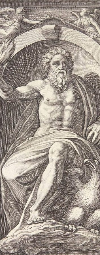 Jupiter by Hendrick Goltzius