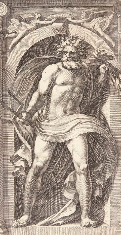 Neptun by Hendrick Goltzius