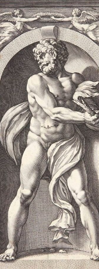 Pluto by Hendrick Goltzius