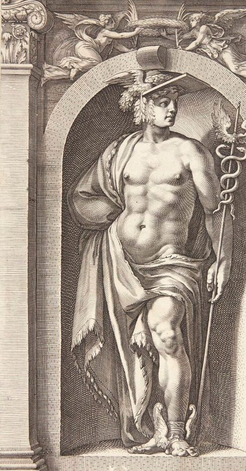 Merkur by Hendrick Goltzius