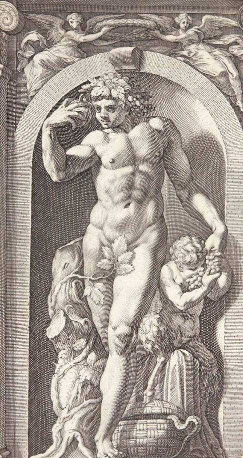 Bacchus by Hendrick Goltzius