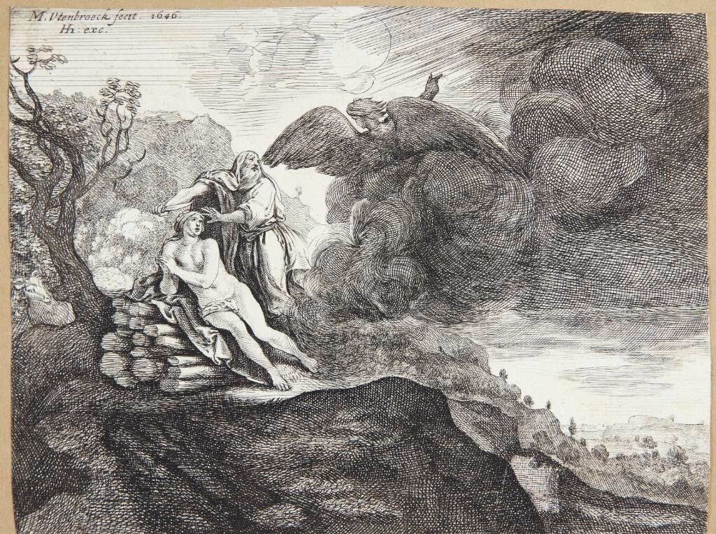 Abrahams offer by Moyses van Wtenbrouck