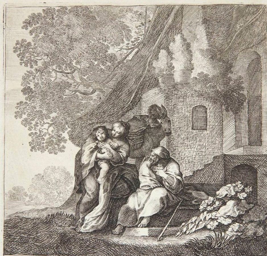 Hjemkomsten fra Egypten by Moyses van Wtenbrouck