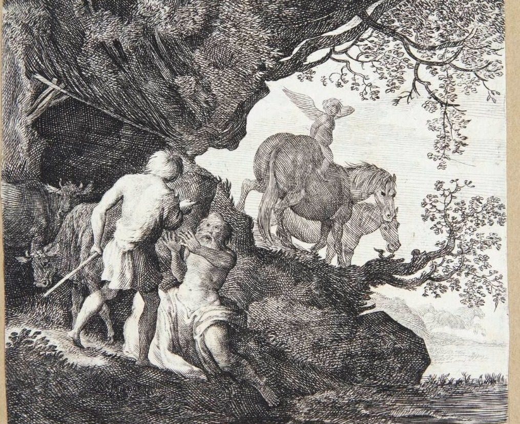 Merkur straffer Battus by Moyses van Wtenbrouck