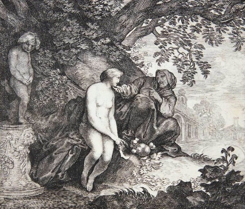 Vertumnus og Pomona by Moyses van Wtenbrouck
