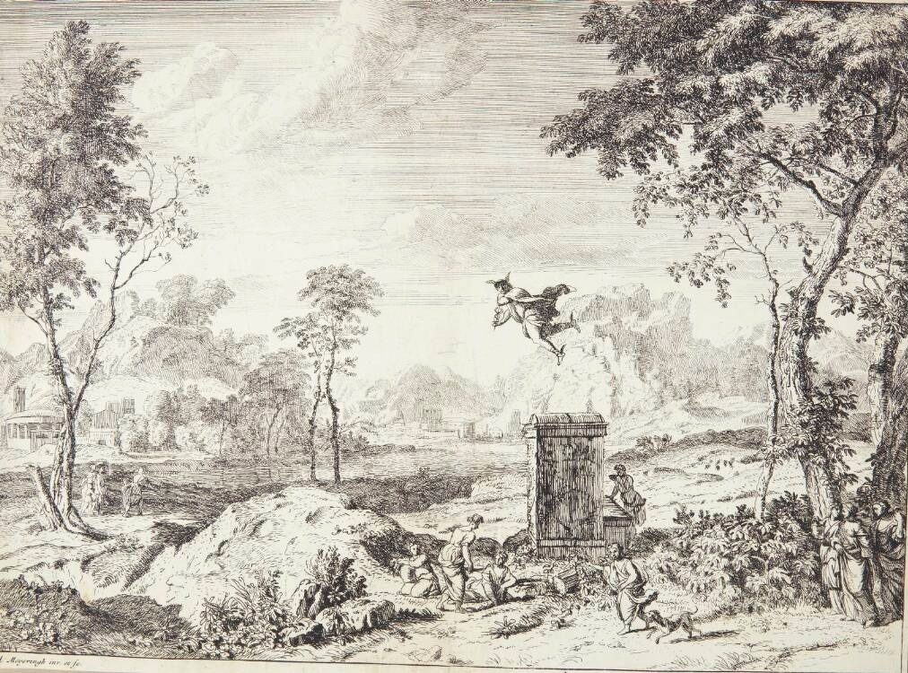 Cecrops' døtre by Albert Meyering