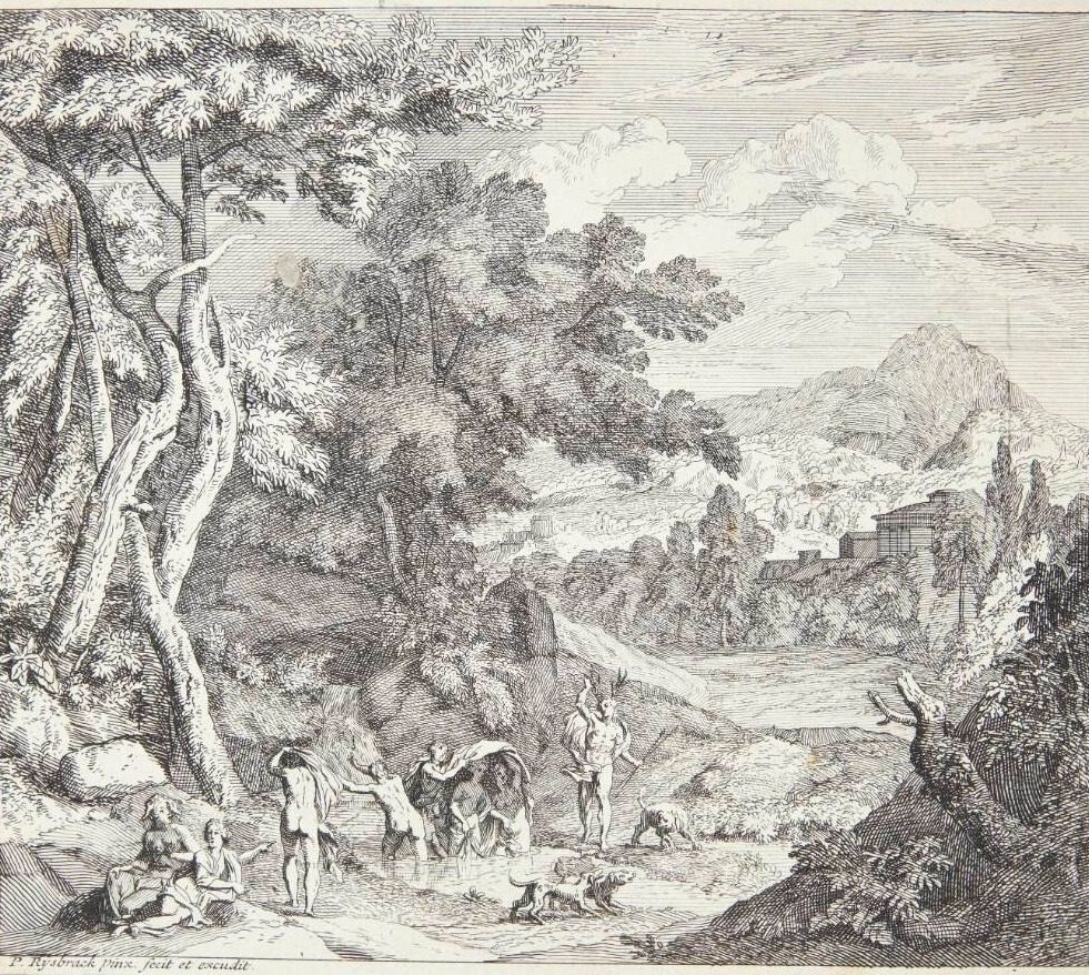 Diana og Actaeon by Pieter Rijsbraeck