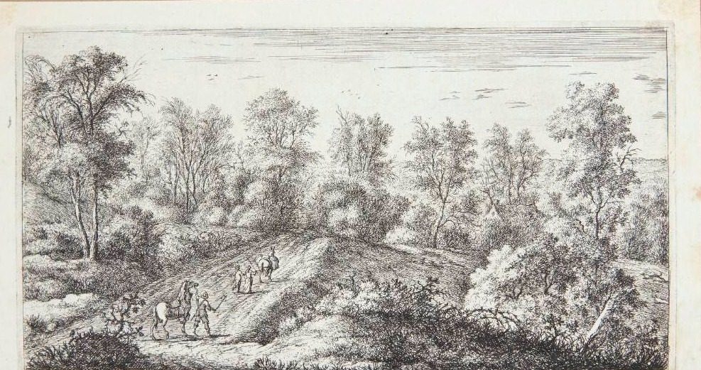 Vejfarende nær Longuetoise by Albert Flamen