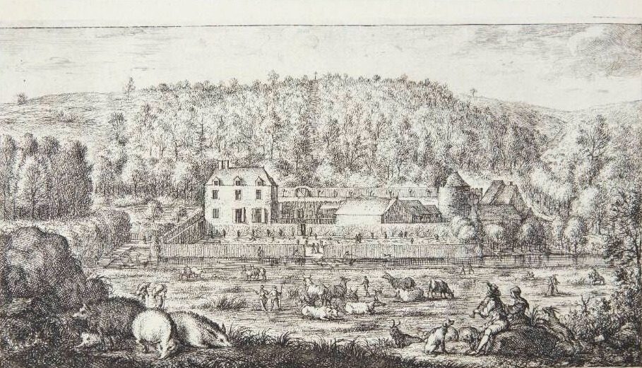 Udsigt fra St. Hilaire-vejen nær Longuetoise by Albert Flamen