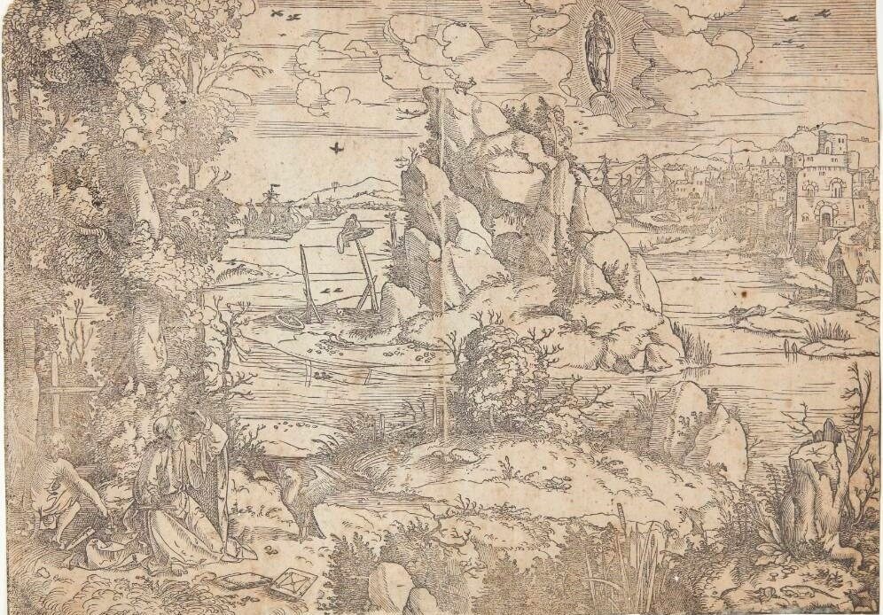 Johannes på Patmos by Jan Wellens de Cock