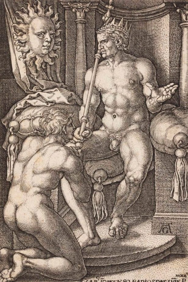 Sol og Faeton by Heinrich Aldegrever