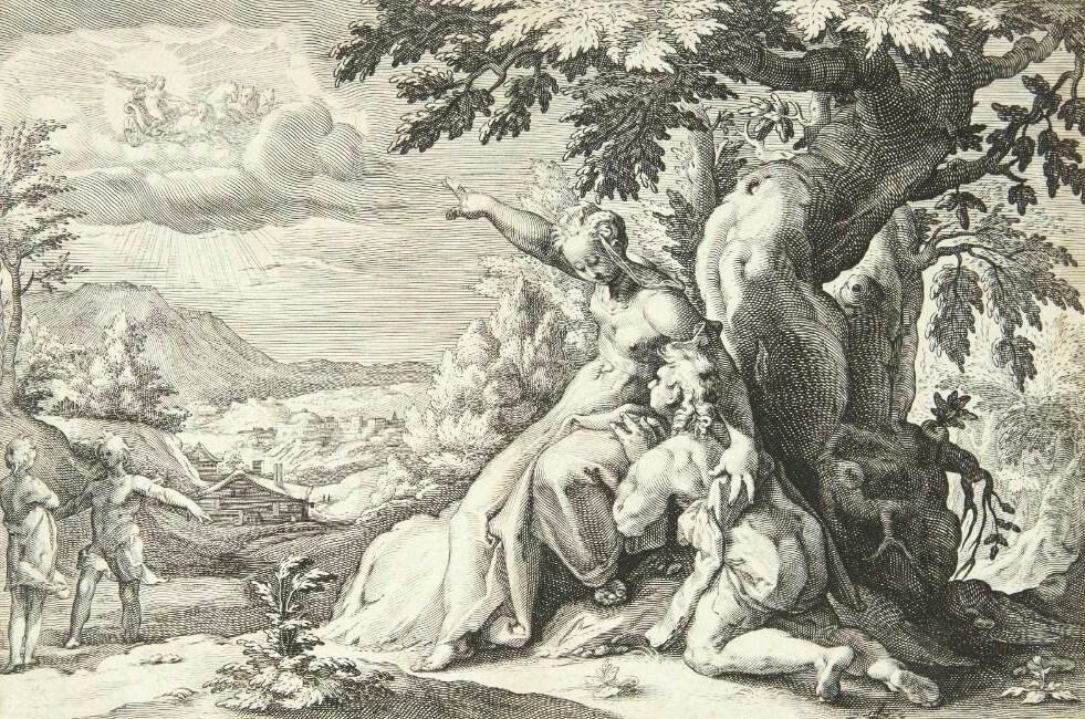 Klymene tilskynder Faeton til at finde Helios by Ubekendt