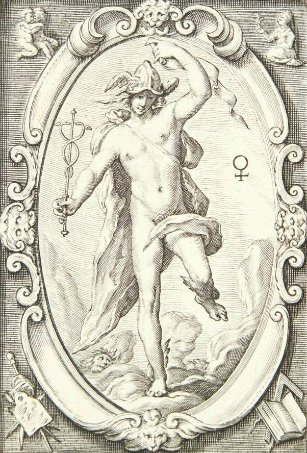 Merkur by Jacob Matham