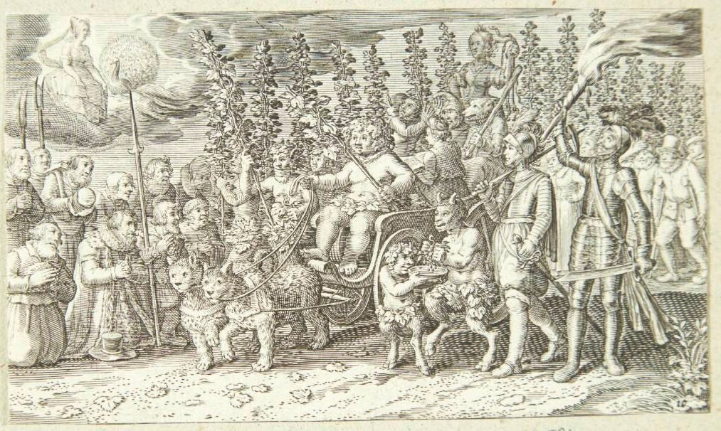 Bakkus' triumftog til Theben by Pieter Serwouters