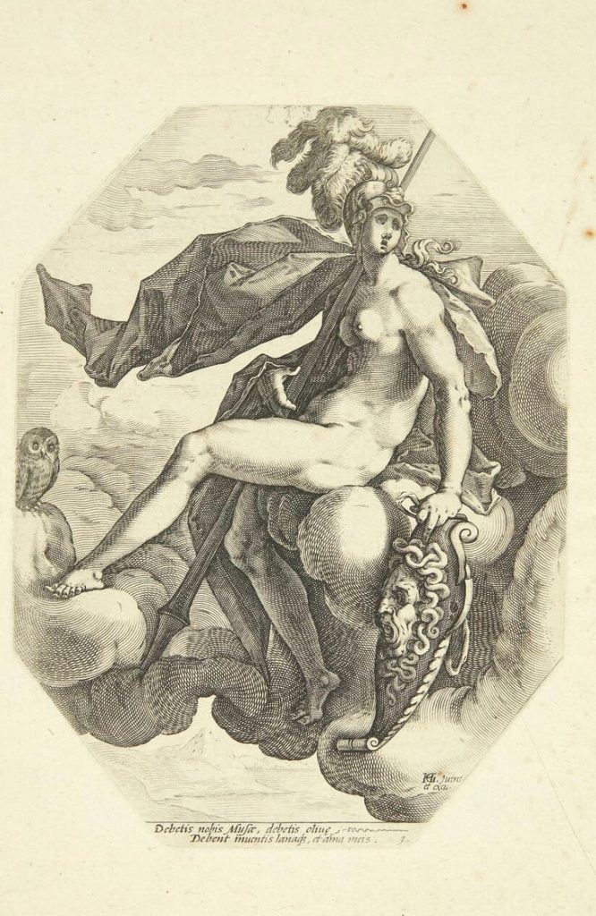 Minerva by Jacob Matham