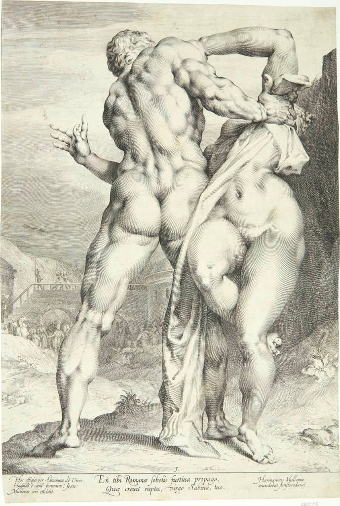 Sabinerindens rov by Jan Harmensz. Muller