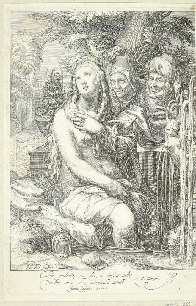 Susanna og de ældste by Jan Saenredam