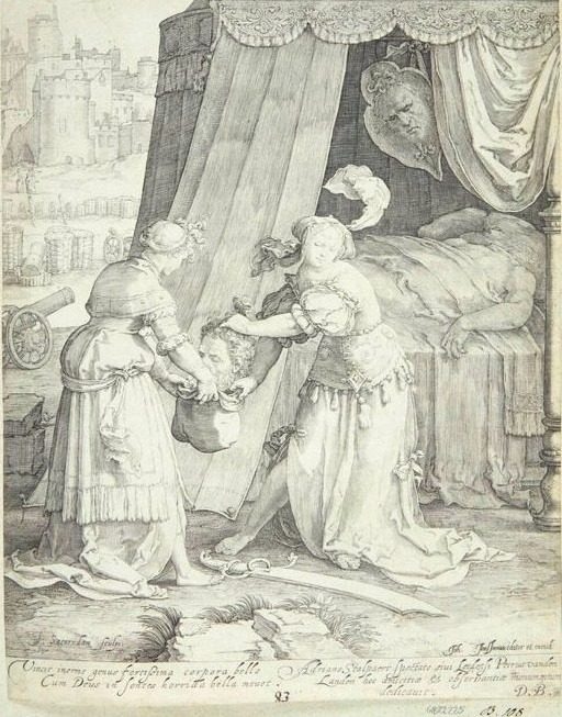 Judit og Holofernes by Jan Saenredam