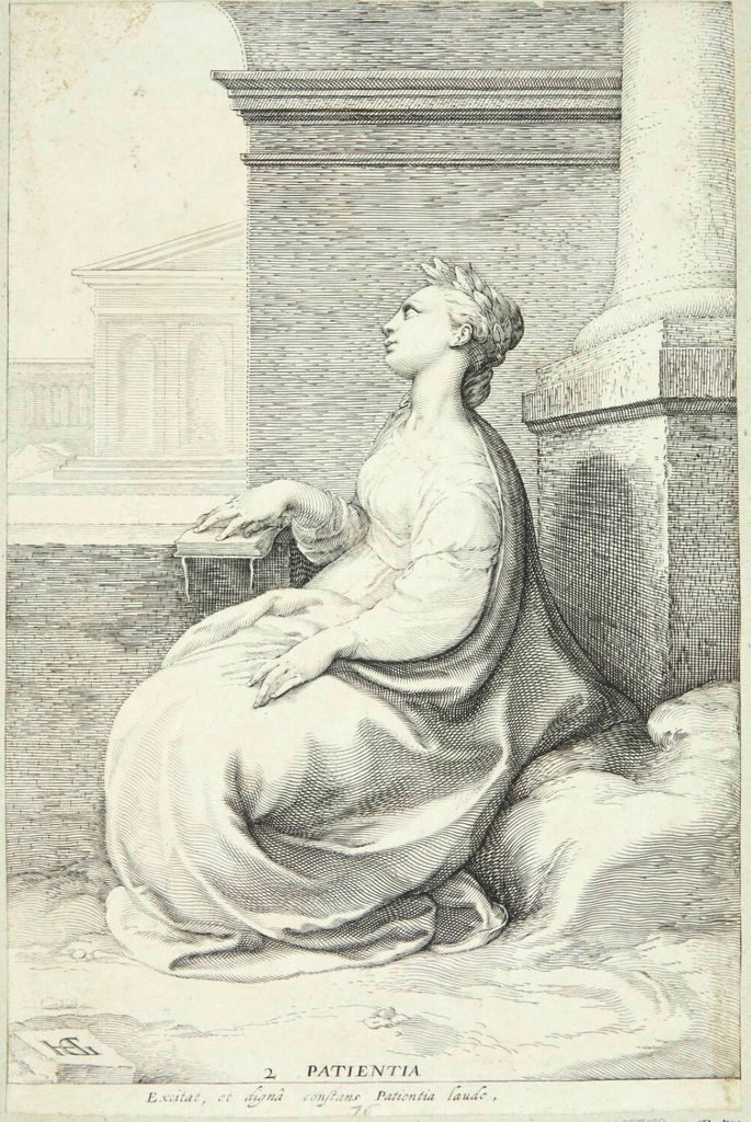 Tålmodighed (Patientia) by Jan Saenredam