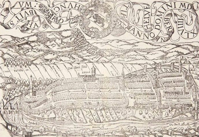 Kort over Bern by Hans Rudolf Manuel Deutsch