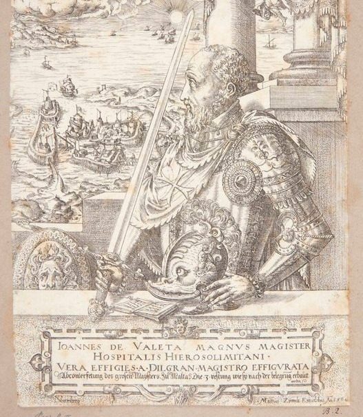 Portræt af Joannes de Valeta by Matthias Zündt