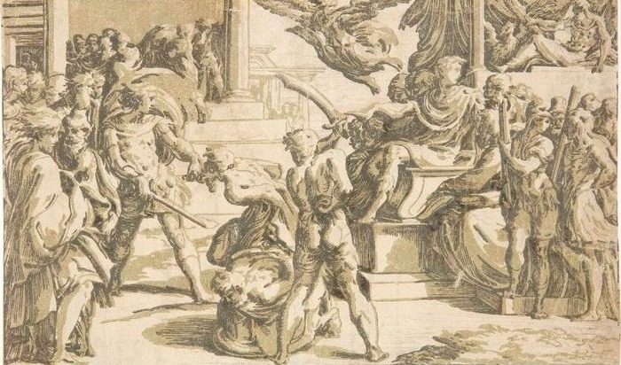Peters og Paulus' martyrium by Antonio da Trento