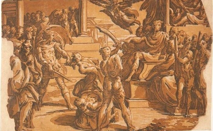 Peters og Paulus' martyrium by Antonio da Trento