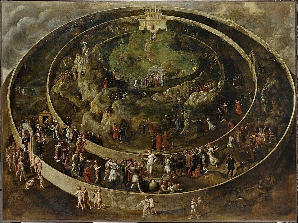 Allégorie de la vie humaine visible autrefois en Grèce à l'entrée du temple de Saturne by anonymous