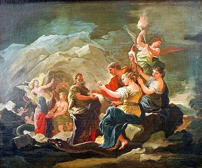 Die Höhle der Ewigkeit The Cave of Eternity by Luca Giordano