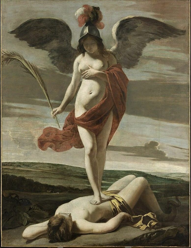 Le Nain, Mathieu - Allégorie de la Victoire, vers 1635, RF 1971 9 by Le Nain Brothers