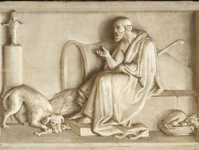 Nicolas Gosse et Auguste Vinchon - philosophe cynique by Nicolas Gosse / Auguste Vinchon