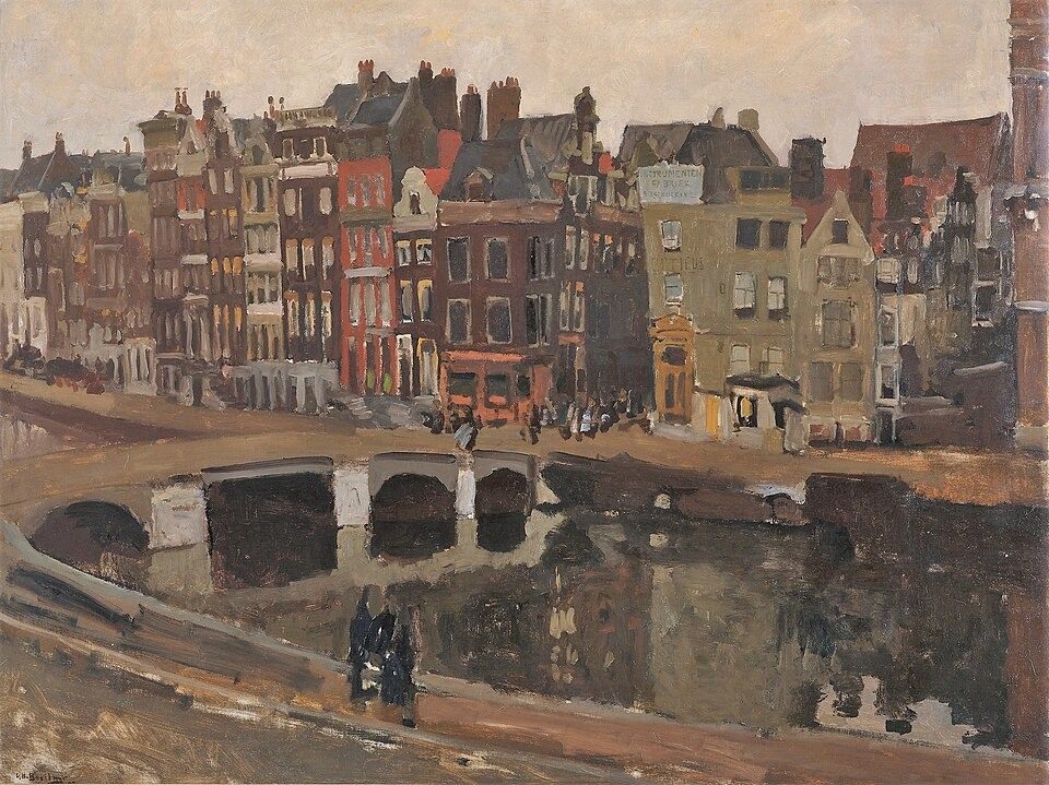 The Rokin in Amsterdam by George Hendrik Breitner