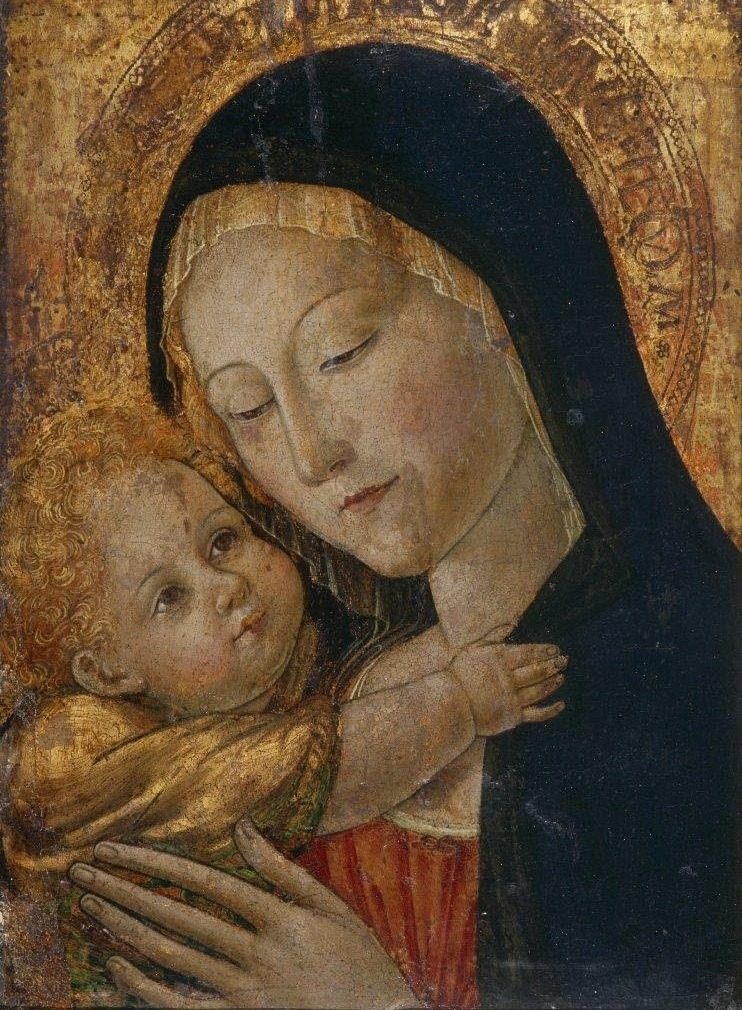 Vierge à l'Enfant Madonna with child by Neroccio di Bartolomeo de' Landi