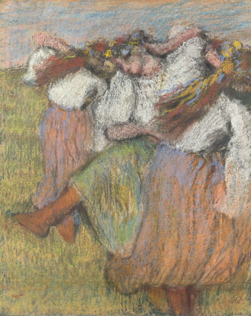Ukrainian Dancers by Edgar Degas