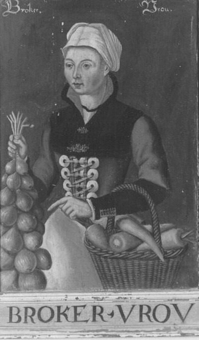 Kostümbild Broker Vrov Woman from Broek by anonymous