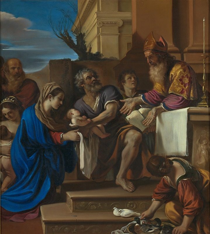 Guercino - The Presentation of Jesus in the Temple, 1623, NG6646 by Guercino