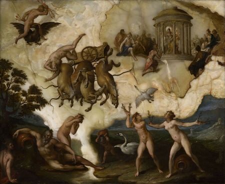 Hans von Aachen - The fall of Phaeton by Hans von Aachen