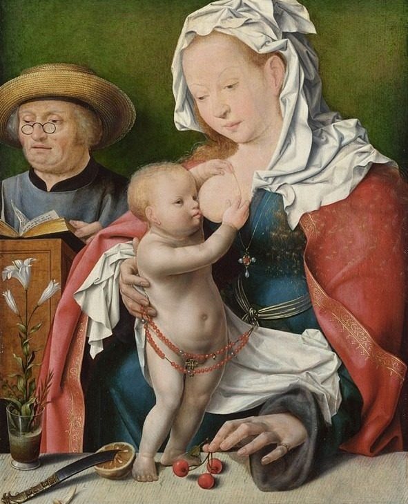 The Holy Family by Joos van Cleve