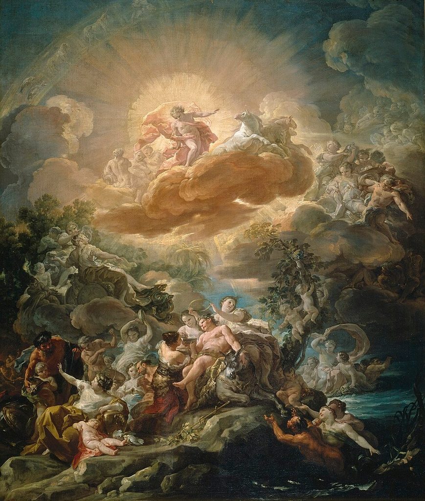 La nascita del sole e il trionfo di Bacco The Birth of the Sun and the Triumph of Bacchus by Corrado Giaquinto