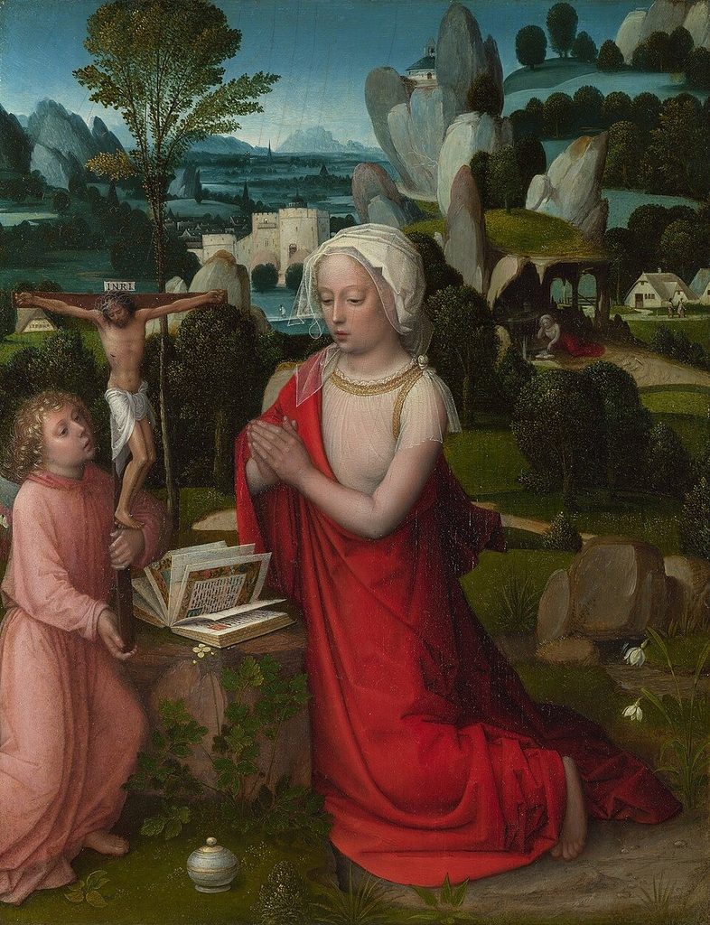 The Magdalen in a Landscape by Albert Cornelis / Adriaen Isenbrandt