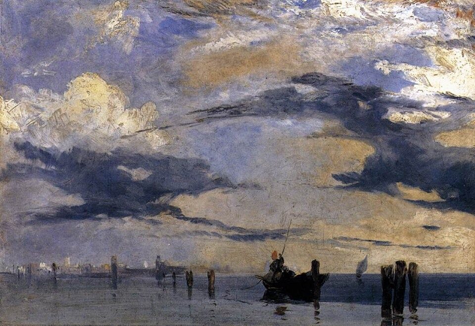 On the Adriatic by Richard Parkes Bonington