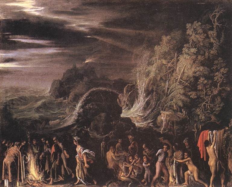 Paulus auf Malta St Paul at Malta by Adam Elsheimer