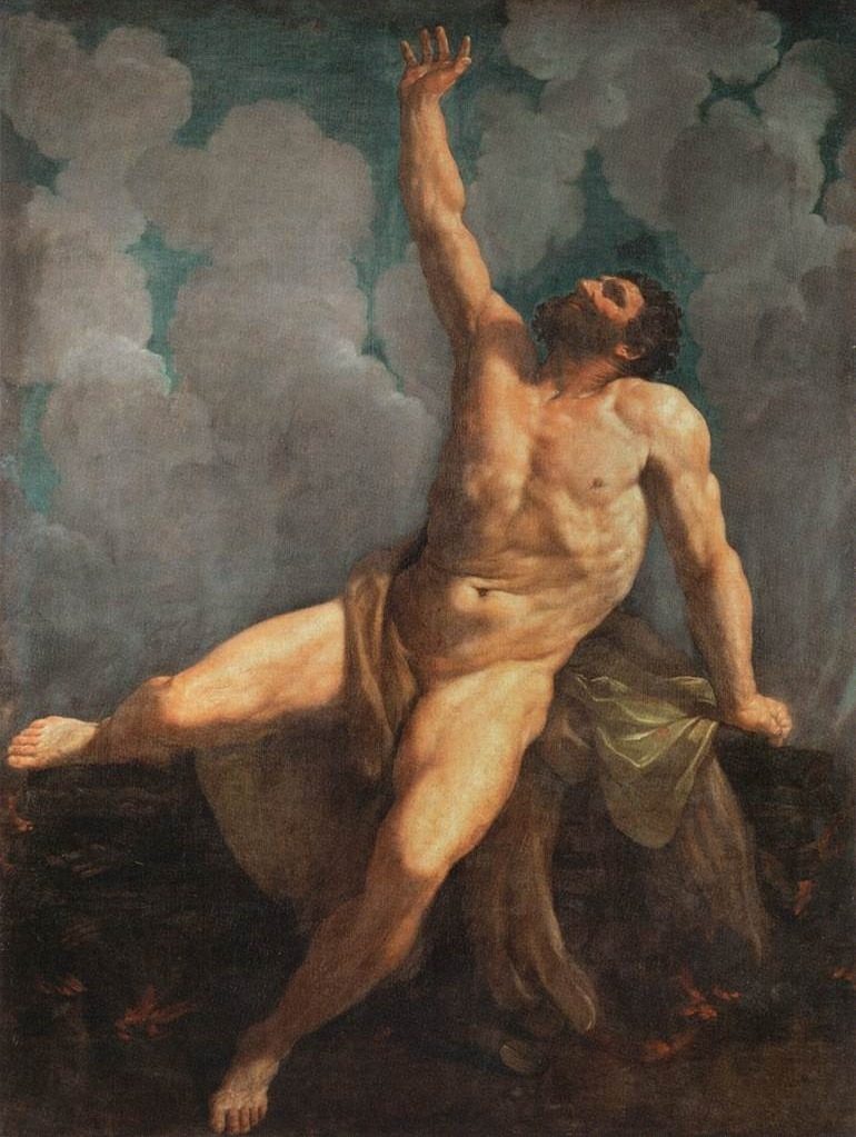 Hercules on the Pyre by Guido Reni