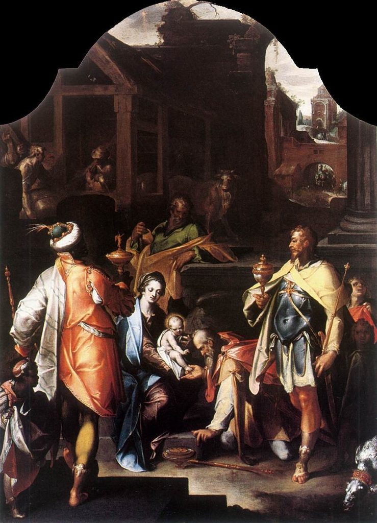 Adoration of the Kings by Bartholomeus Spranger