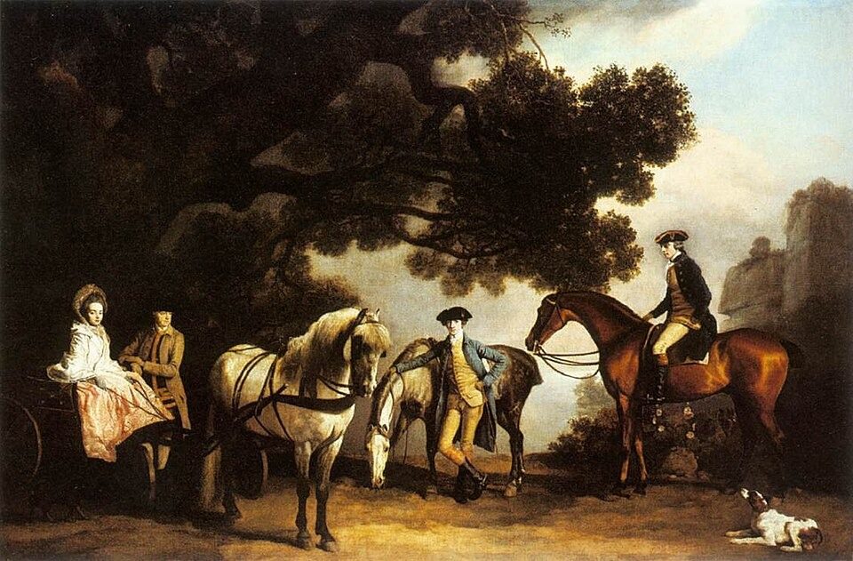 The Milbanke and Melbourne Families by George Stubbs