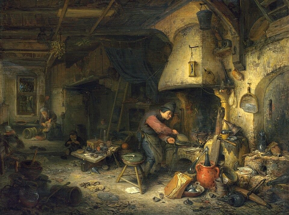 An Alchemist by Adriaen van Ostade